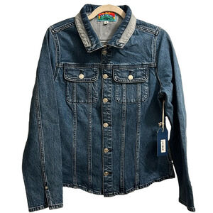 Daily blue tailored jean jacket Donna M